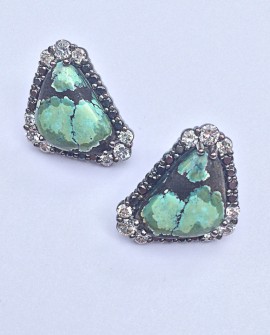 Nevada Turquoise Earrings SOLD